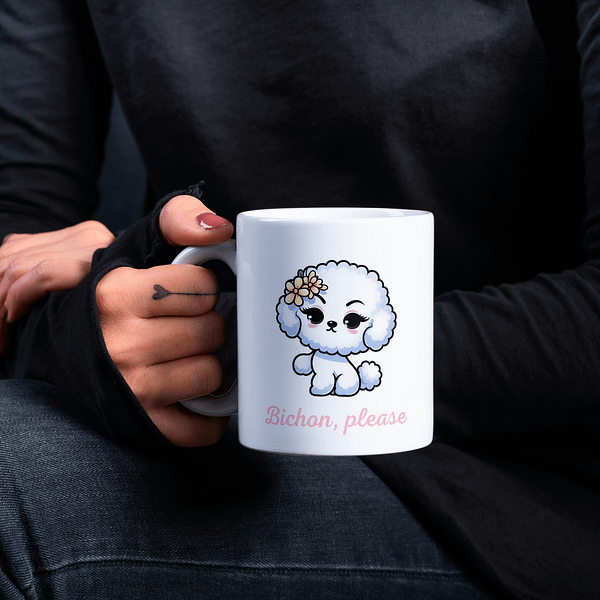 Bichon Please Mug – Fun Pun Mug For Dog Lovers - Image 3