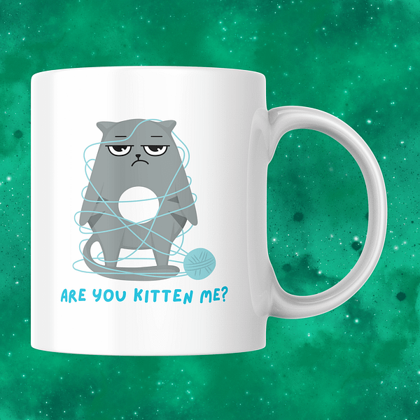 Are You Kitten Me Mug – Fun Cat Lover Mug